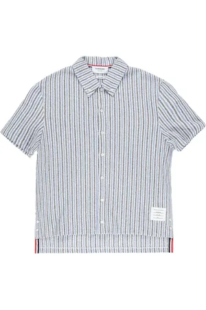 Thom Browne Striped terry-cloth shirt