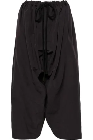 Quira Drawstring-waist cropped trousers