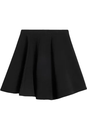 Ami Virgin-wool skater skirt