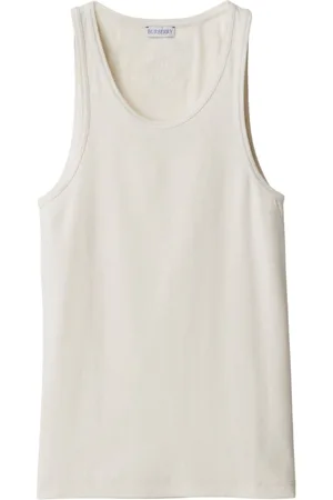 Burberry Equestrian Knight ribbed vest top