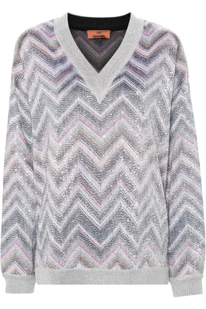 Missoni Zigzag sequin-embellished jumper