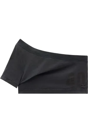 Courrèges Tuba one-shoulder crop top