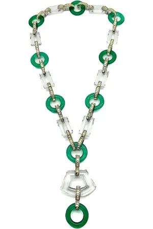 Kenneth Jay Lane Vintage Kenneth Lane Art Deco Inspired 