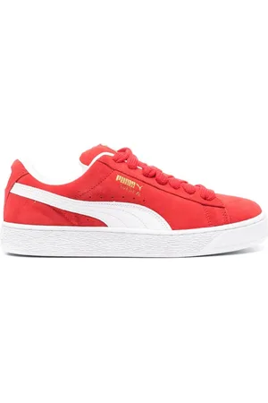 PUMA Suede XL logo-print sneakers