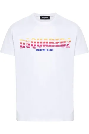 Dsquared2 Ombré-logo print T-shirt