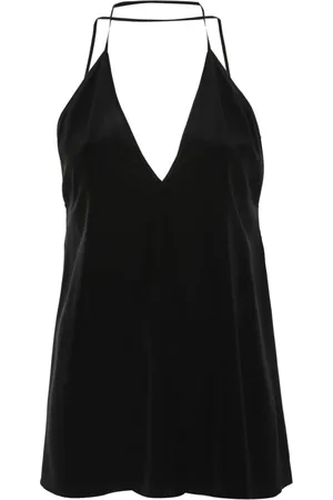 Totême V-neck spaghetti-straps top