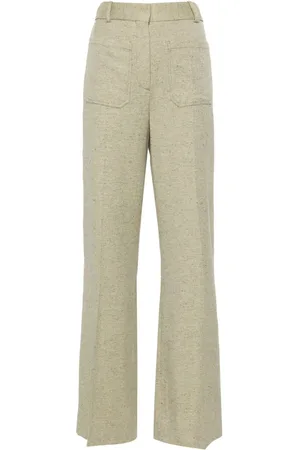Victoria Beckham Alina speckle-knit trousers