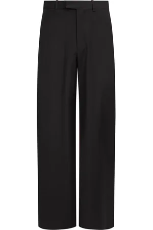 Maison Margiela Tailored wool-canvas trousers