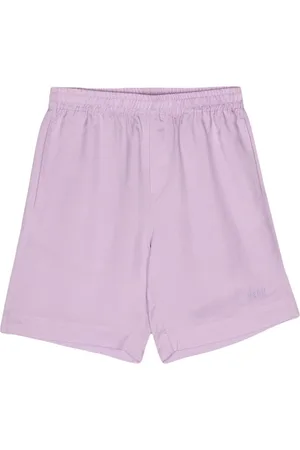 Msgm Logo-embroidered shorts