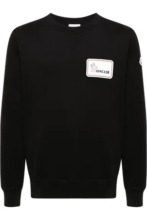 Moncler Logo-appliqué cotton sweatshirt