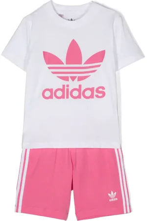 adidas Trefoil cotton shorts set
