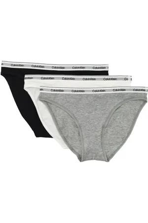 Calvin Klein Logo-waistband bikini briefs (pack of three)