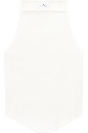 Courrèges Holistic ribbed-knit tank top