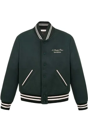Sporty & Rich Faubourg wool varsity jacket