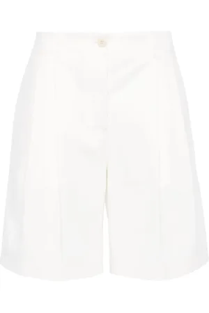 Totême Twill pleated shorts