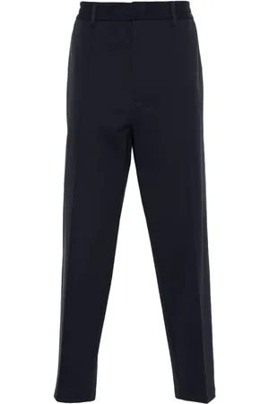 Emporio Armani Raised-seam tapered trousers