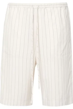 Totême Elasticated-waist pinstripe shorts