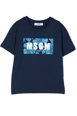 Msgm Logo-print cotton T-shirt