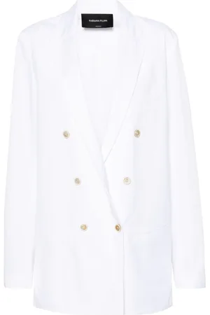 Fabiana Filippi Double-breasted cotton blazer
