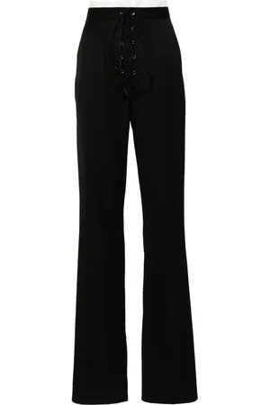 MANURI TinTin lace-up tailored trousers