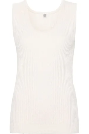 Totême Ribbed knitted top