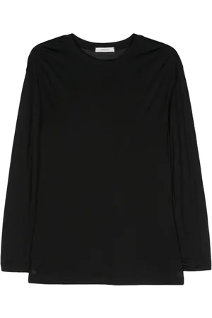 LEMAIRE Long-sleeve silk T-shirt