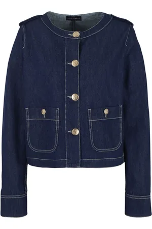 Emporio Armani Round-neck denim jacket