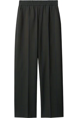 Burberry Striped straight-leg trousers