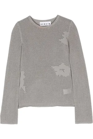REMAIN Heva crochet-knit jumper