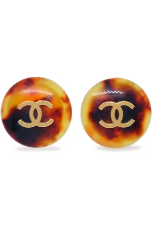 CHANEL 1997 CC-logo clip-on earrings