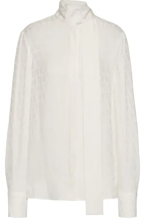 VALENTINO GARAVANI Toile Iconographe-print silk shirt