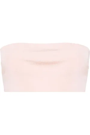 Fabiana Filippi Fine-ribbed bandeau top