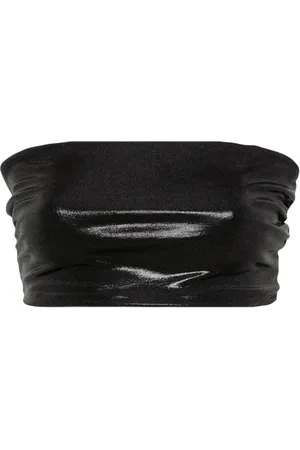 Norma Kamali Strapless cropped top