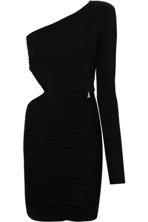 Patrizia Pepe One-shoulder ruched-detailed dress