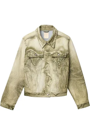 Camper Swirl-print denim jacket