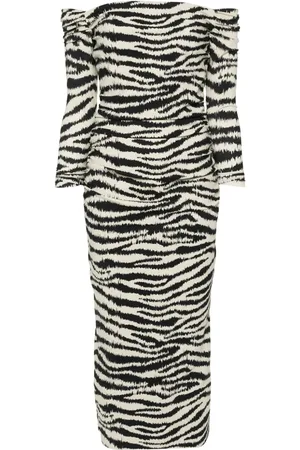 CHIARA BONI Zebra-print jersey dress