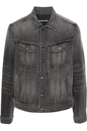 Tom Ford Logo-patch denim jacket