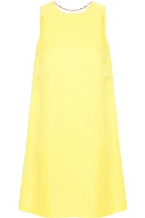 Twin-Set Twill shift mini dress