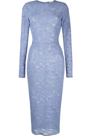 FLEUR DU MAL Le Stretch lace midi dress