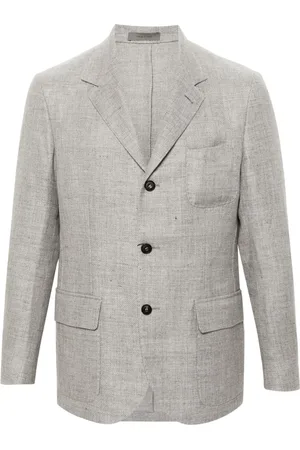 corneliani Stand-up collar single-breasted blazer