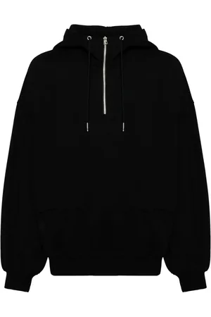 SONGZIO Crossing Strokes graphic-print cotton hoodie