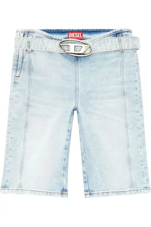 Diesel De-Ginny-S logo-buckle cycling shorts