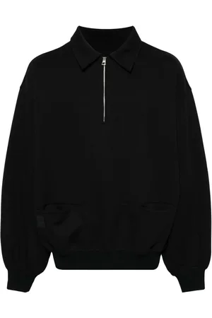 SONGZIO Crossing Strokes graphic-print cotton sweatshirt