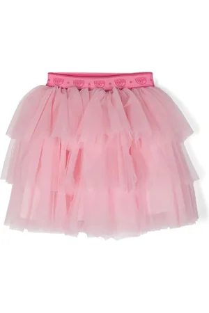 Chiara Ferragni Logo-waistband tulle tutu