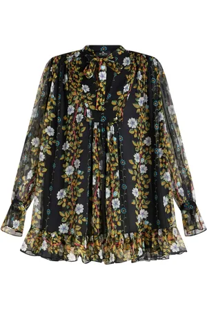 Etro Floral-print silk dress
