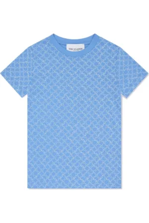 Trussardi Levriero-print cotton T-shirt