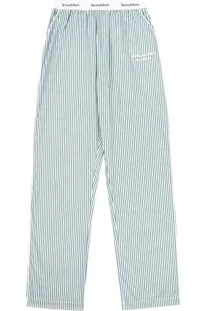 Sporty & Rich Faubourg cotton pajama trousers