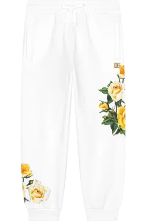 Dolce & Gabbana Floral-print track pants