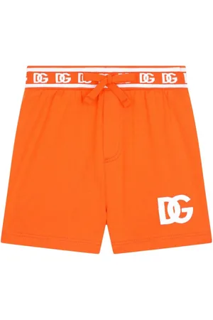 Dolce & Gabbana Logo-waistband cotton shorts