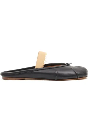 Maison Margiela Tabi leather ballerina mules